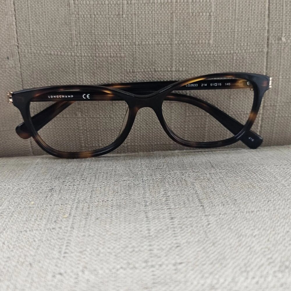Longchamp Women Eyeglasses LO2633 Tortoise Brown Eyewear Glasses 51[]15 140 - Picture 2 of 12